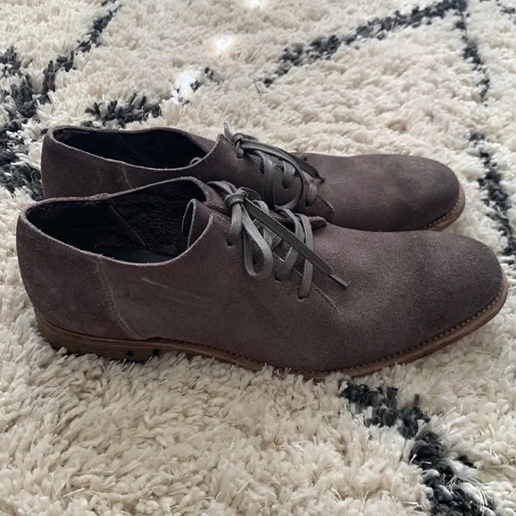John Varvatos Suede Leather Ago Mezzagoma Oxford Men\'s Shoes John Varvatos Suede Leather Ago Mezzagoma Oxford Men main image 3